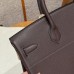 40cm Replica Hermes Replica Handbag Store HAC Bag Chocolat Color