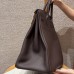 Chocolat Brown Replica Hermes HAC Replica Handbag Store 40cm Tote