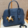 Hermes Bolide 1923 - 31 Bag Togo Leather Blue Brighton
