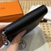 Hermes Black Chaine d'Ancre Zipper Wallet Replica Replica Hermes Chaine d'Ancre Zipper Wallet