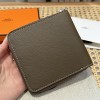 Hermes Etoupe Evercolor Chaine d'Ancre Zipper Wallet