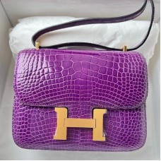 Replica Hermes Crocodile Constance 18 Bag