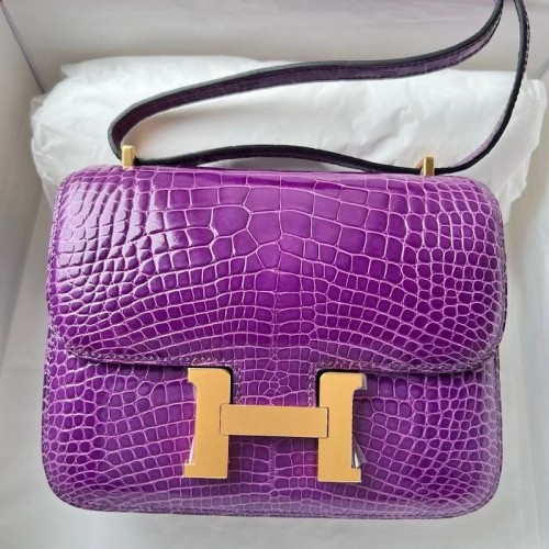 Replica Hermes Crocodile Constance 18 Bag