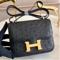 Hermes Ostrich Constance 18 Bag Replica