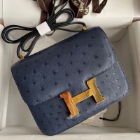 Hermes Ostrich Constance 18 Bag Replica
