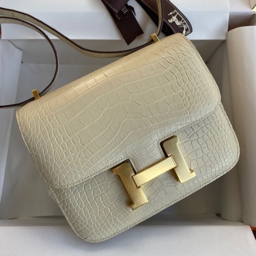 Replica Hermes Crocodile Constance 18 Bag
