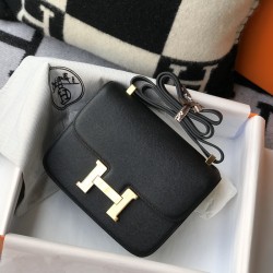Replica Hermes Epsom Constance 24cm Bag Black Replica Hermes Epsom Constance 24 Bag