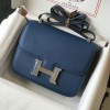 Hermes Constance 24cm Bag in Epsom Leather Deep Blue