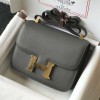Hermes Constance 24cm Bag in Epsom Leather Etain