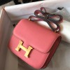 Hermes Constance 24cm Bag in Epsom Leather Rose Lipstick