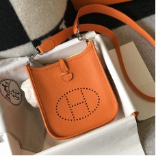 Replica Hermes Evelyne 16 Amazone TPM Bag Orange Replica Hermes Evelyne 16 TPM Bag