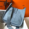 Hermes Evelyne III 29 Bag Bleu Lin