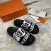Hermes Extra Sandal Silver Calfskin