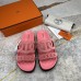 Replica Hermes Extra Sandal Rose Suede Replica Hermes Extra Sandal