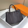 Hermes Garden Party Bag 30cm 36 cm Clemence Leather Ebene