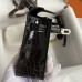 Hermes Black Kelly Mini II 19cm Crocodile Bag Replica Replica Hermes Kelly Mini II 19cm Crocodile Bag