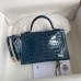 Replica Hermes Kelly Mini II 19cm Crocodile Bag