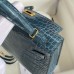 Replica Hermes Kelly Mini II 19cm Crocodile Bag