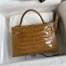 Replica Hermes Kelly Mini II 19cm Crocodile Bag