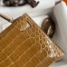 Replica Hermes Kelly Mini II 19cm Crocodile Bag