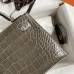 Replica Hermes Kelly Mini II 19cm Crocodile Bag