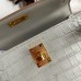 Hermes Pearl Grey Kelly Mini II 19cm Crocodile Bag Replica Replica Hermes Kelly Mini II 19cm Crocodile Bag