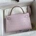Replica Hermes Kelly Mini II 19cm Crocodile Bag