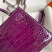 Replica Hermes Kelly Mini II 19cm Crocodile Bag