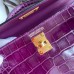 Replica Hermes Kelly Mini II 19cm Crocodile Bag