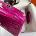 Hermes Rose Scheherazade Kelly Mini II 19cm Crocodile Bag Replica Replica Hermes Kelly Mini II 19cm Crocodile Bag