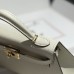 Hermes Kelly Mini II Bag 19cm Craie Replica Hermes Kelly Mini II Bag 19cm