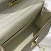Hermes Kelly Mini II Bag 19cm Craie Replica Hermes Kelly Mini II Bag 19cm