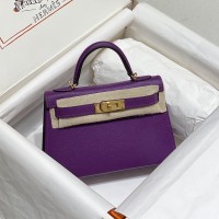 Replica Hermes Kelly Mini II Bag 19cm Anemone Replica Hermes Kelly Mini II Bag 19cm