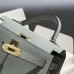 Hermes Kelly Mini II Bag 19cm Glacier Gray Replica Hermes Kelly Mini II Bag 19cm