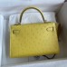 Replica Hermes Kelly Mini II 19cm Ostrich Bag