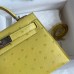 Replica Hermes Kelly Mini II 19cm Ostrich Bag