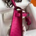 Hermes Rose Red Kelly Mini II 19cm Ostrich Bag Replica Replica Hermes Kelly Mini II 19cm Ostrich Bag