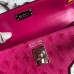 Hermes Rose Red Kelly Mini II 19cm Ostrich Bag Replica Replica Hermes Kelly Mini II 19cm Ostrich Bag