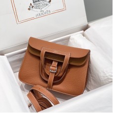 Replica Hermes Halzan 25 Bag Gold Replica Hermes Halzan 25 Bag