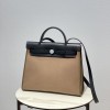 Hermes Herbag Zip 31 Bag in Etoupe / Black