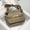 Hermes Jypsiere Mini Bag in Swift Leather Etoupe GHW