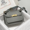 Hermes Jypsiere Mini Bag in Swift Leather Gris Meyer