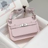Hermes Jypsiere Mini Bag in Swift Leather Mauve Pale