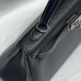 Replica Hermes Kelly 25cm Clemence Black Replica Hermes Kelly 25cm