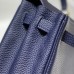 Replica Hermes Kelly 25cm Clemence Deep Blue Replica Hermes Kelly 25cm