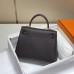 Replica Hermes Kelly 25cm Clemence Ebene Replica Hermes Kelly 25cm