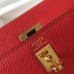 Replica Hermes Kelly 25cm Clemence Red Replica Hermes Kelly 25cm