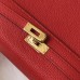 Replica Hermes Kelly 25cm Clemence Red Replica Hermes Kelly 25cm