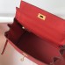 Replica Hermes Kelly 25cm Clemence Red Replica Hermes Kelly 25cm