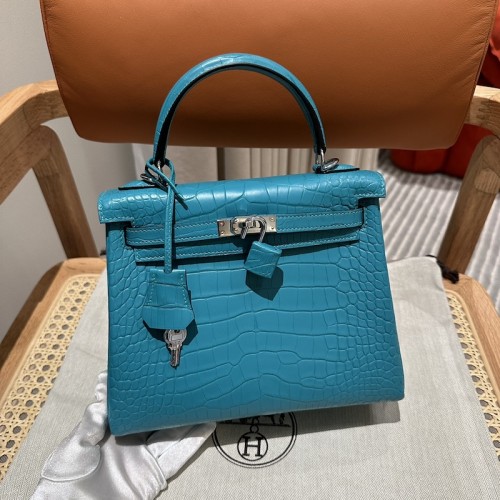 Replica Hermès Crocodile Kelly Bag